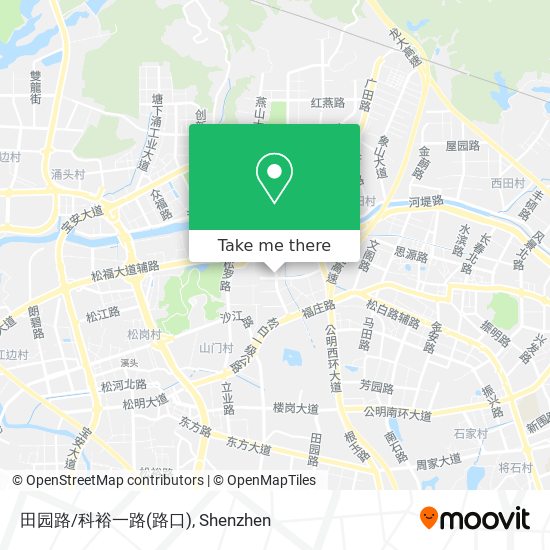 田园路/科裕一路(路口) map