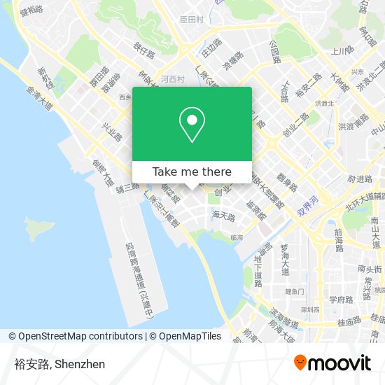 裕安路 map