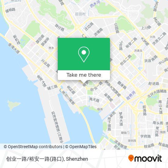 创业一路/裕安一路(路口) map