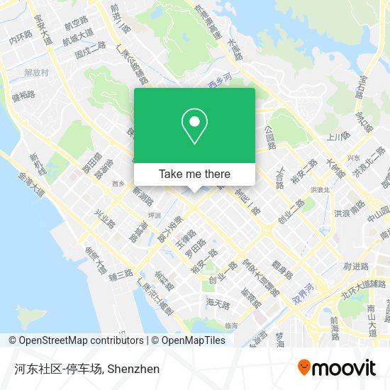 河东社区-停车场 map