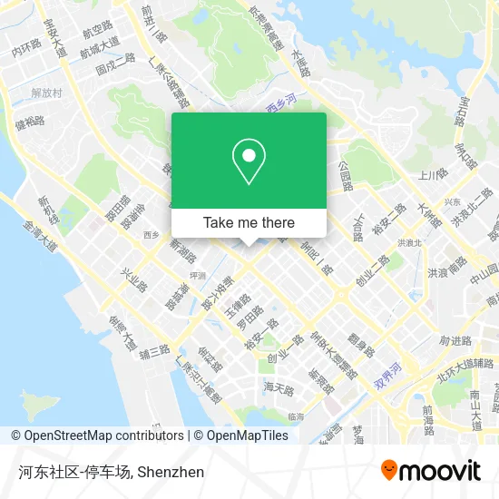 河东社区-停车场 map