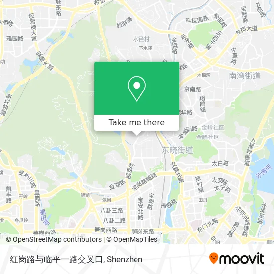 红岗路与临平一路交叉口 map