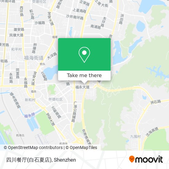 四川餐厅(白石夏店) map