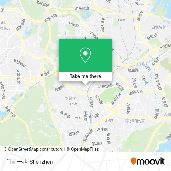 门前一巷 map