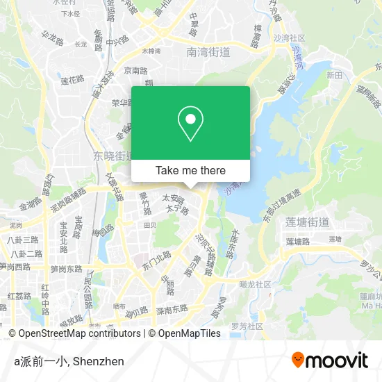 a派前一小 map