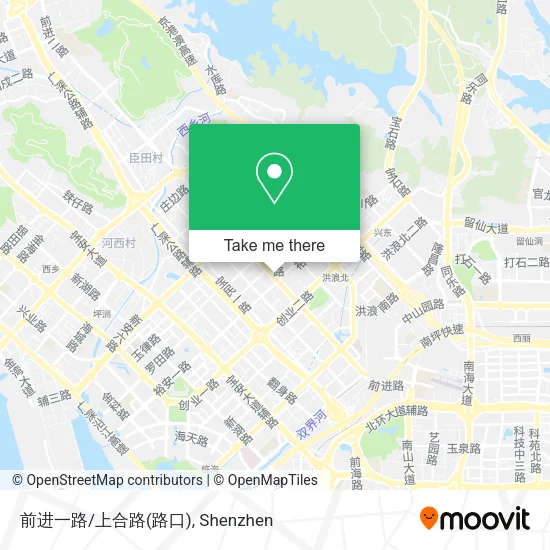 前进一路/上合路(路口) map