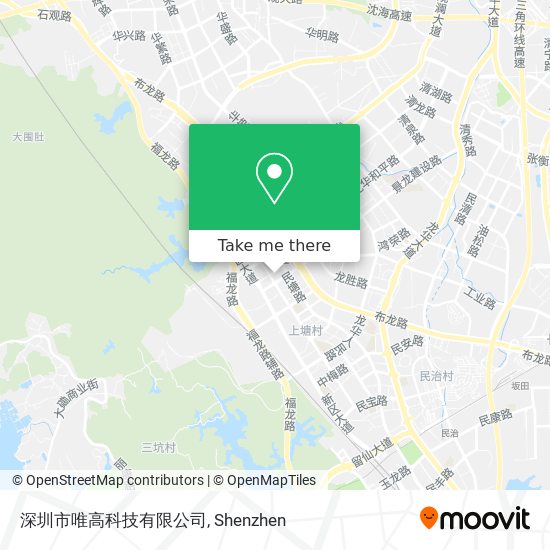 深圳市唯高科技有限公司 map