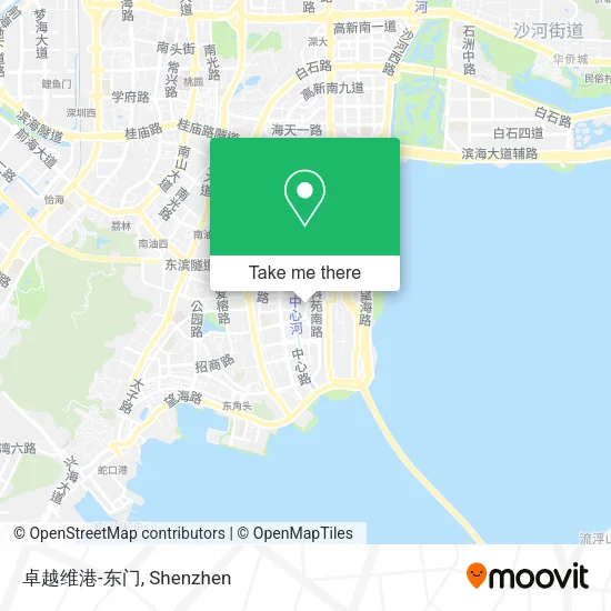 卓越维港-东门 map