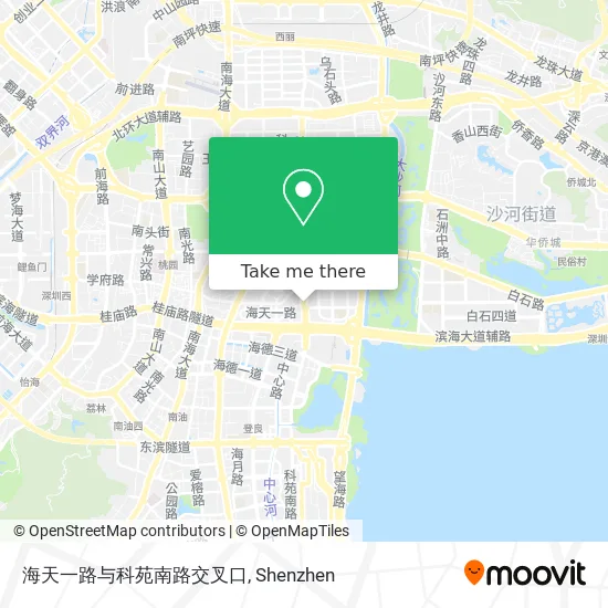 海天一路与科苑南路交叉口 map