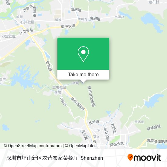 深圳市坪山新区农昔农家菜餐厅 map
