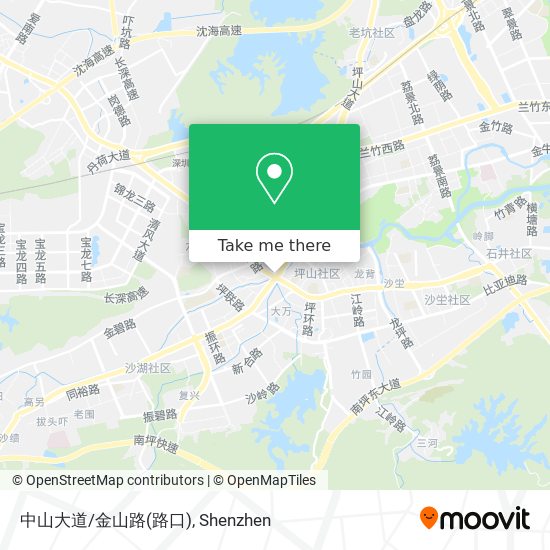 中山大道/金山路(路口) map