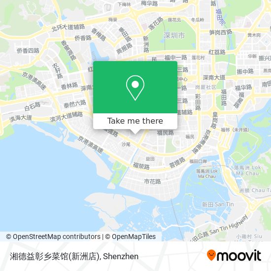 湘德益彰乡菜馆(新洲店) map
