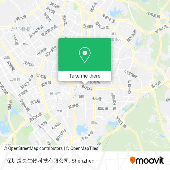 深圳煜久生物科技有限公司 map