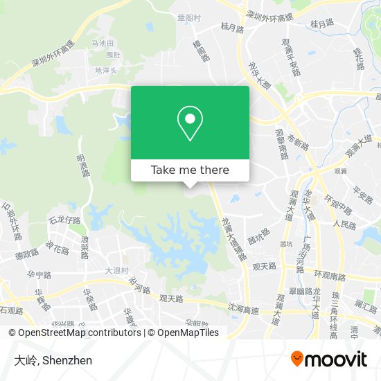 大岭 map