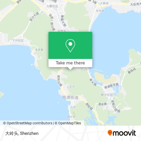 大岭头 map