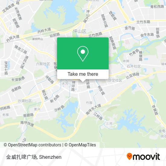 金威扎啤广场 map