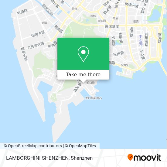 LAMBORGHINI SHENZHEN map