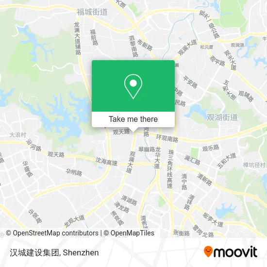 汉城建设集团 map