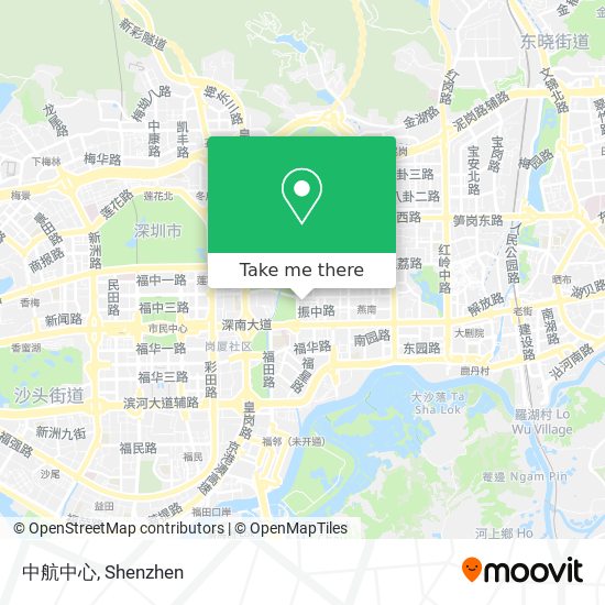 中航中心 map