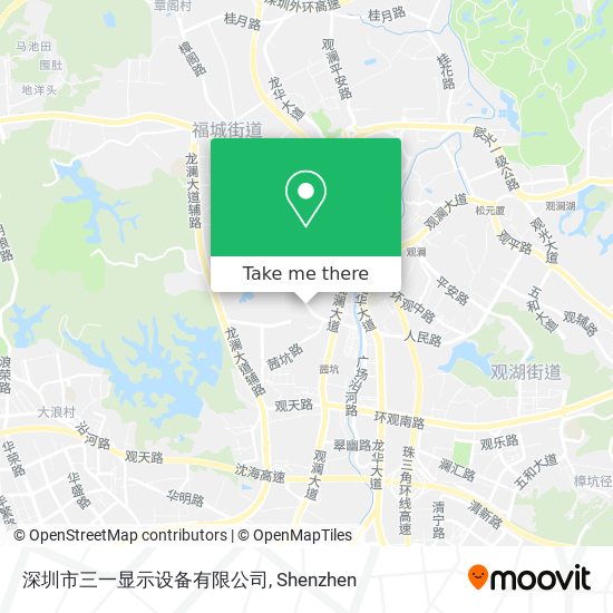 深圳市三一显示设备有限公司 map