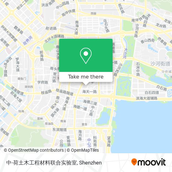 中-荷土木工程材料联合实验室 map