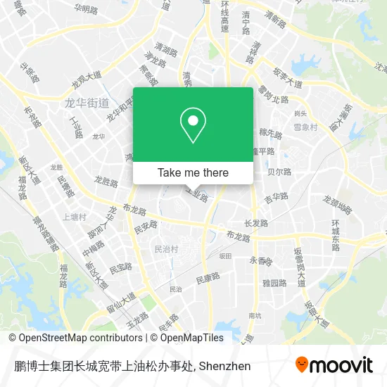 鹏博士集团长城宽带上油松办事处 map