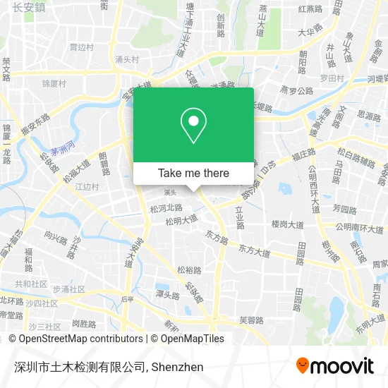 深圳市土木检测有限公司 map