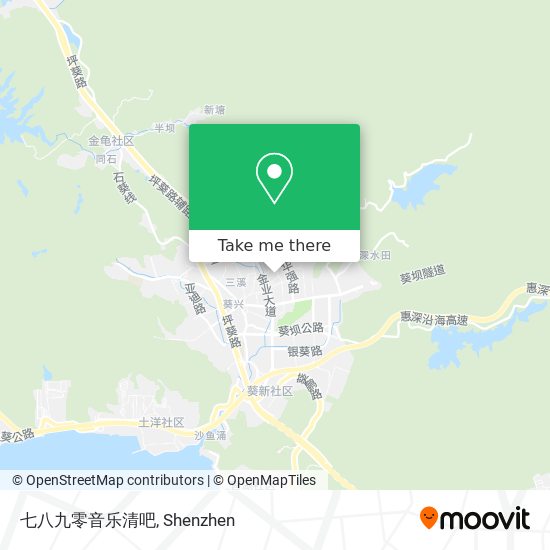 七八九零音乐清吧 map