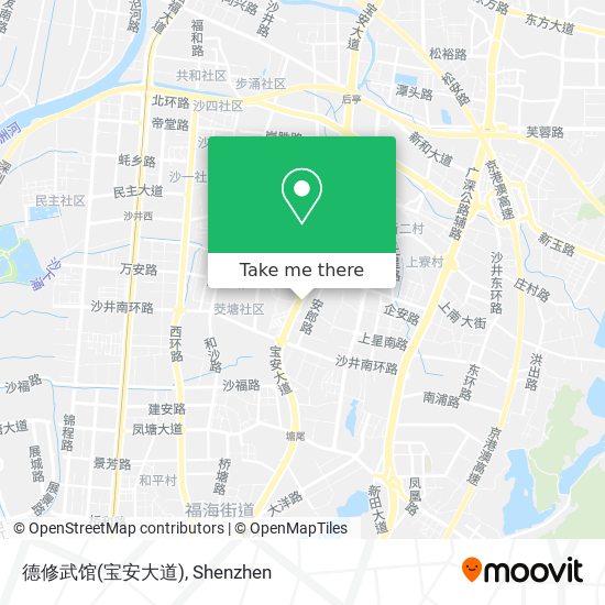 德修武馆(宝安大道) map