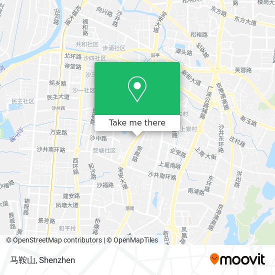 马鞍山 map