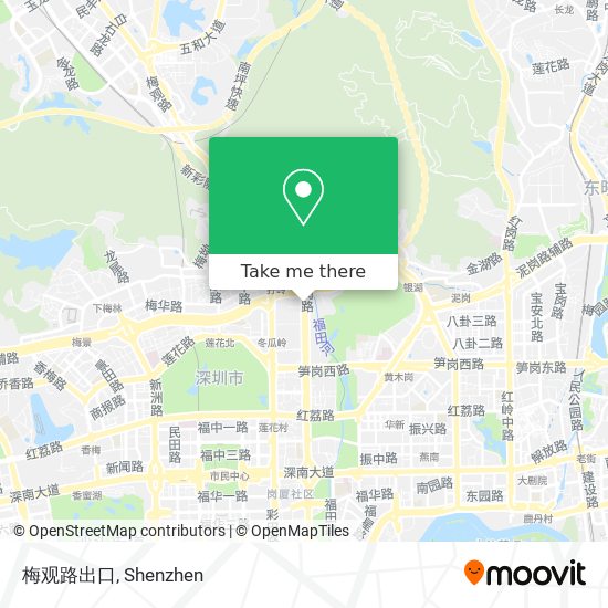 梅观路出口 map