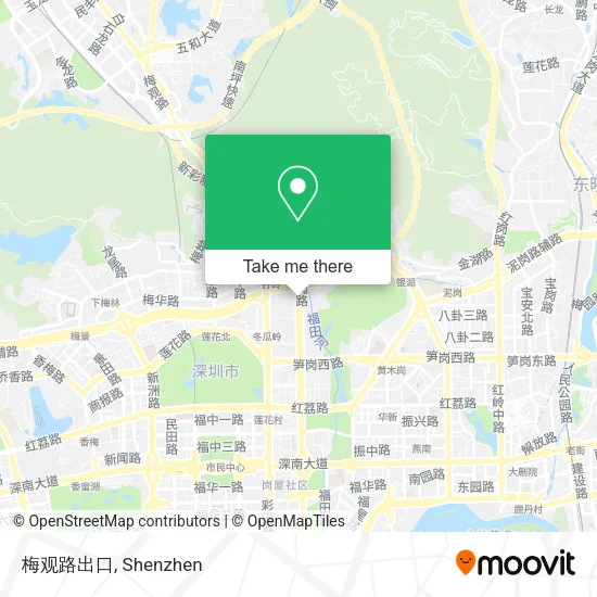 梅观路出口 map