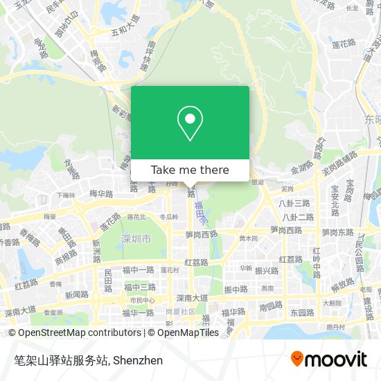 笔架山驿站服务站 map