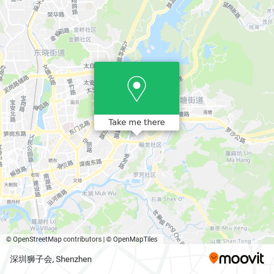 深圳狮子会 map