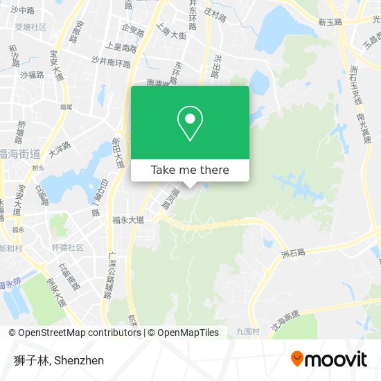 狮子林 map