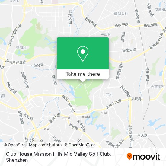 Club House Mission Hills Mid Valley Golf Club map