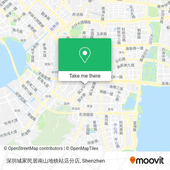 深圳城家民居南山地铁站店分店 map