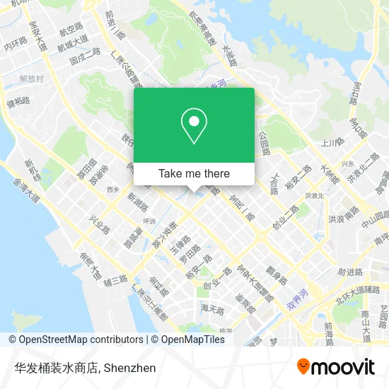 华发桶装水商店 map
