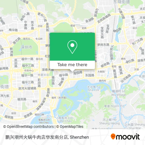 鹏兴潮州火锅牛肉店华发南分店 map