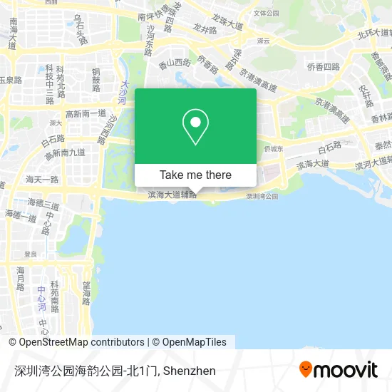 深圳湾公园海韵公园-北1门 map