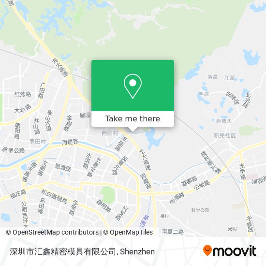 深圳市汇鑫精密模具有限公司 map