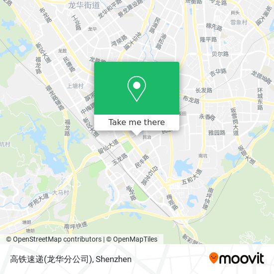 高铁速递(龙华分公司) map