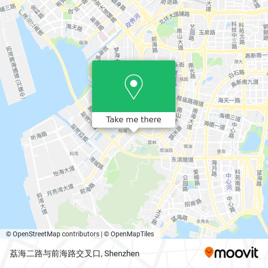 荔海二路与前海路交叉口 map