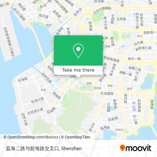 荔海二路与前海路交叉口 map