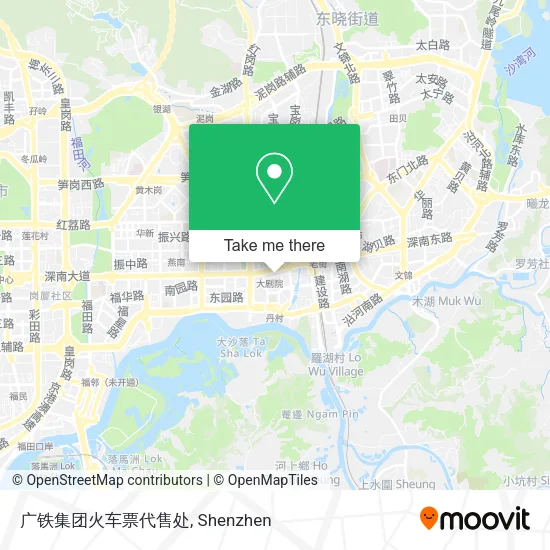 广铁集团火车票代售处 map
