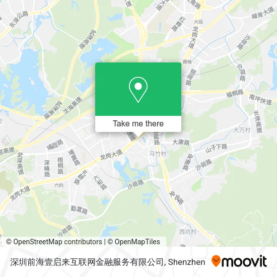 深圳前海壹启来互联网金融服务有限公司 map