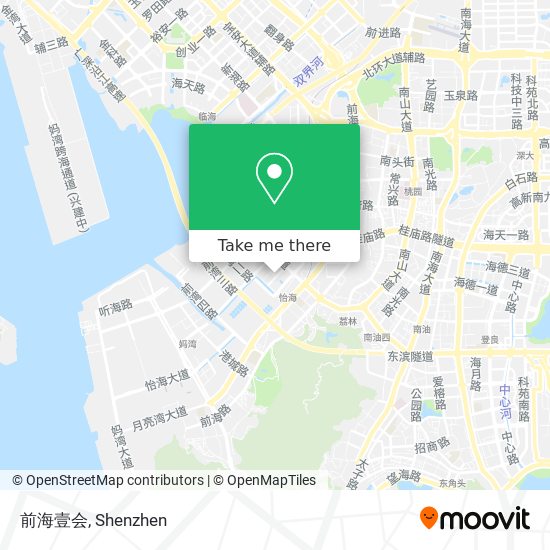 前海壹会 map