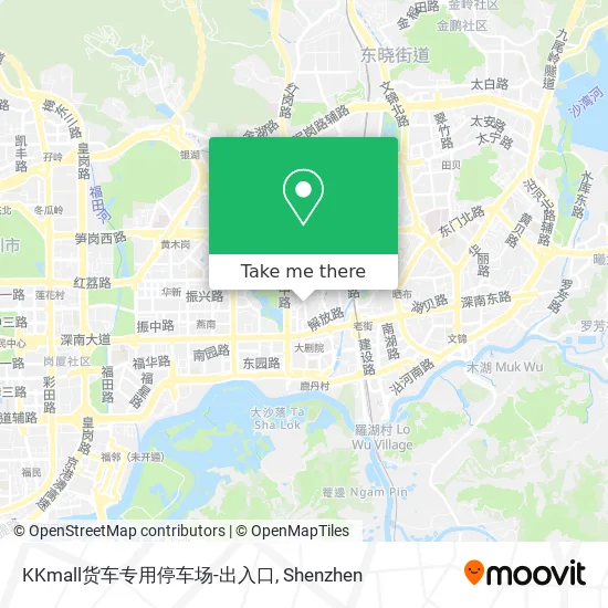 KKmall货车专用停车场-出入口 map