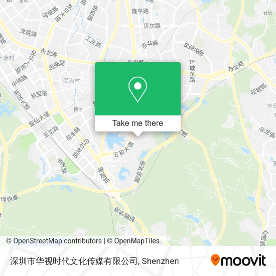 深圳市华视时代文化传媒有限公司 map