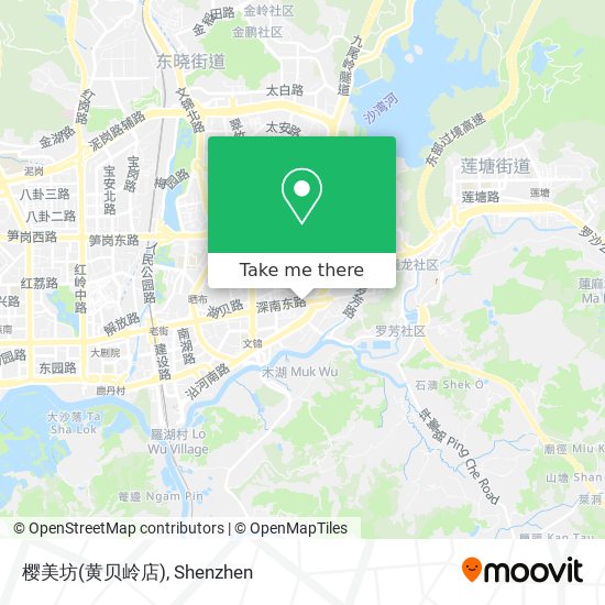 樱美坊(黄贝岭店) map